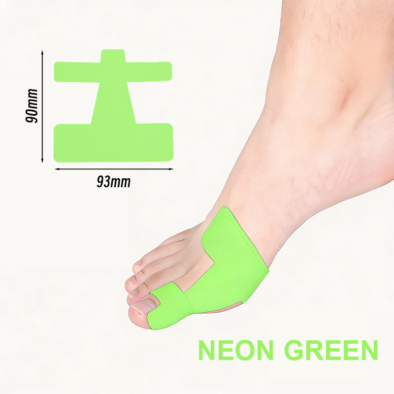 Valmiiksi leikattu kinesioteippi hallux valgus -luunpohjan luunmurtumiin