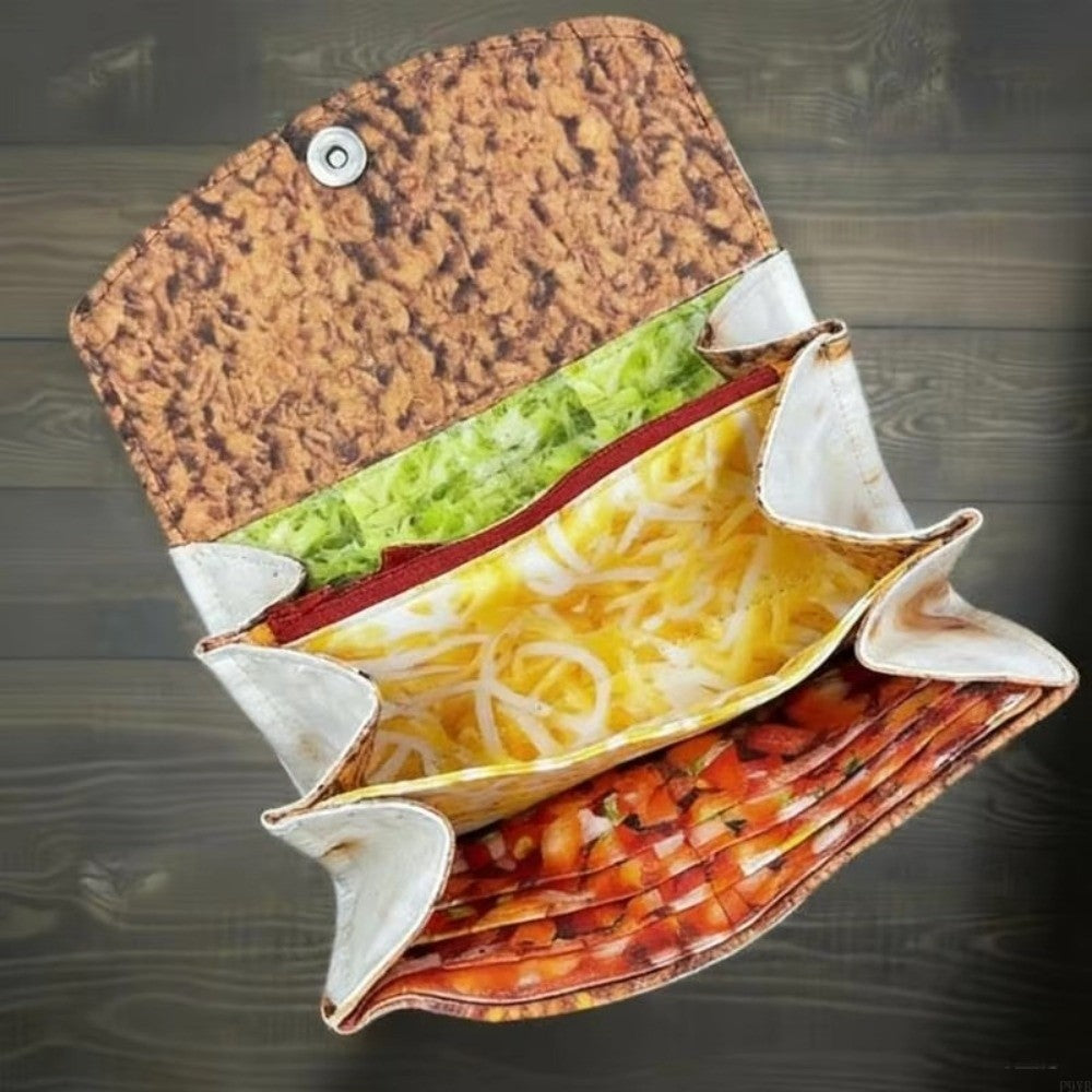 The Burrito Wallet / Meksikolaisen Burriton Muotoinen Lompakko
