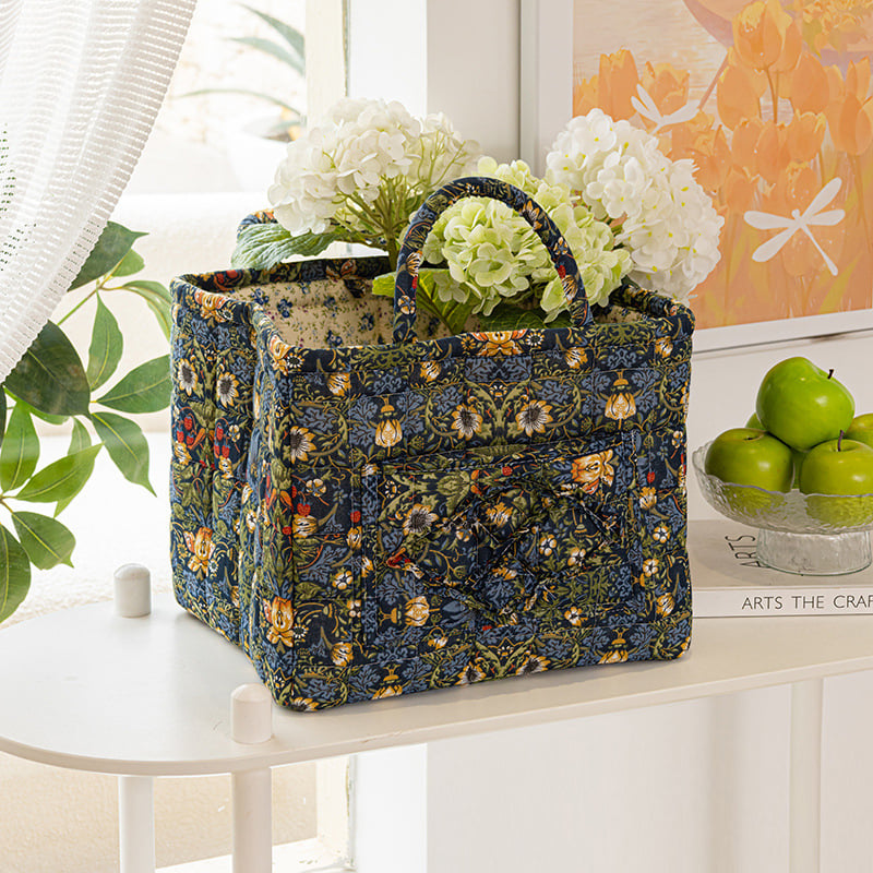 💥Vain 27,9 € viimeisen päivän tarjous!🎁💥-Säilytyskori boheemikankaasta