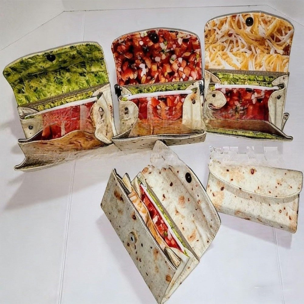The Burrito Wallet / Meksikolaisen Burriton Muotoinen Lompakko