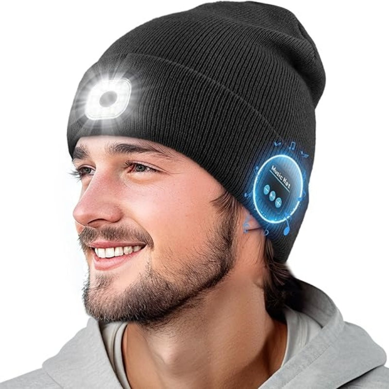 LED-valaistu Bluetooth-pipo / Hands-free Valopipo Musiikille ja Puheluille