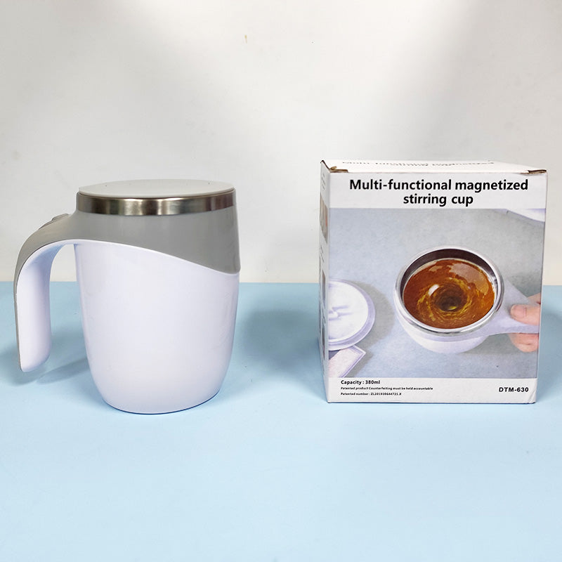 Ruostumaton Teräs Automaattinen Sekoituskuppi / Ladattava Magneettinen Sekoitusmuki