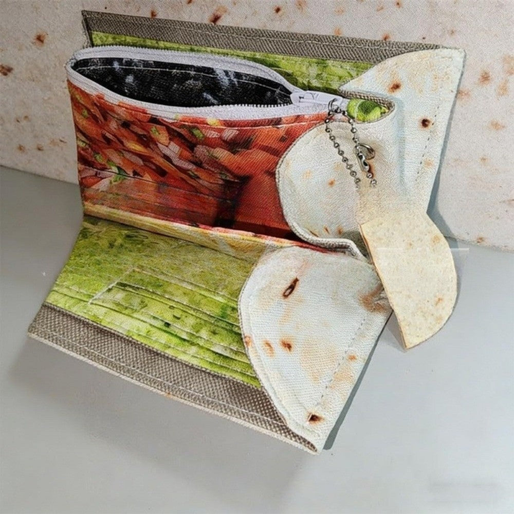 The Burrito Wallet / Meksikolaisen Burriton Muotoinen Lompakko