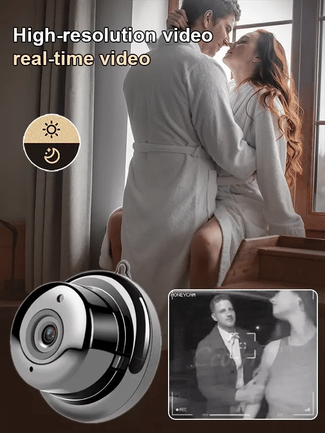 📸 1080P Mini langaton kamera Kolikon kokoinen, asennettava minne tahansa, reaaliaikainen etävalvonta älypuhelimen kautta.