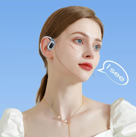 MS190-käännösnappikuulokkeet, tukevat reaaliaikaista käännöstä 156 kielellä sovelluksen avulla, Bluetooth 5.3 -kuulokkeet