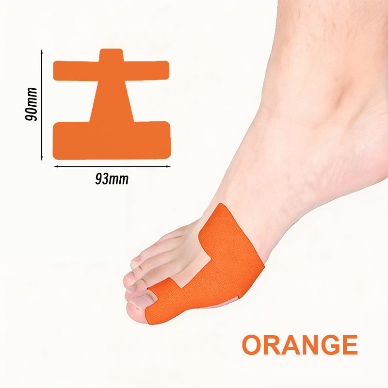 Valmiiksi leikattu kinesioteippi hallux valgus -luunpohjan luunmurtumiin