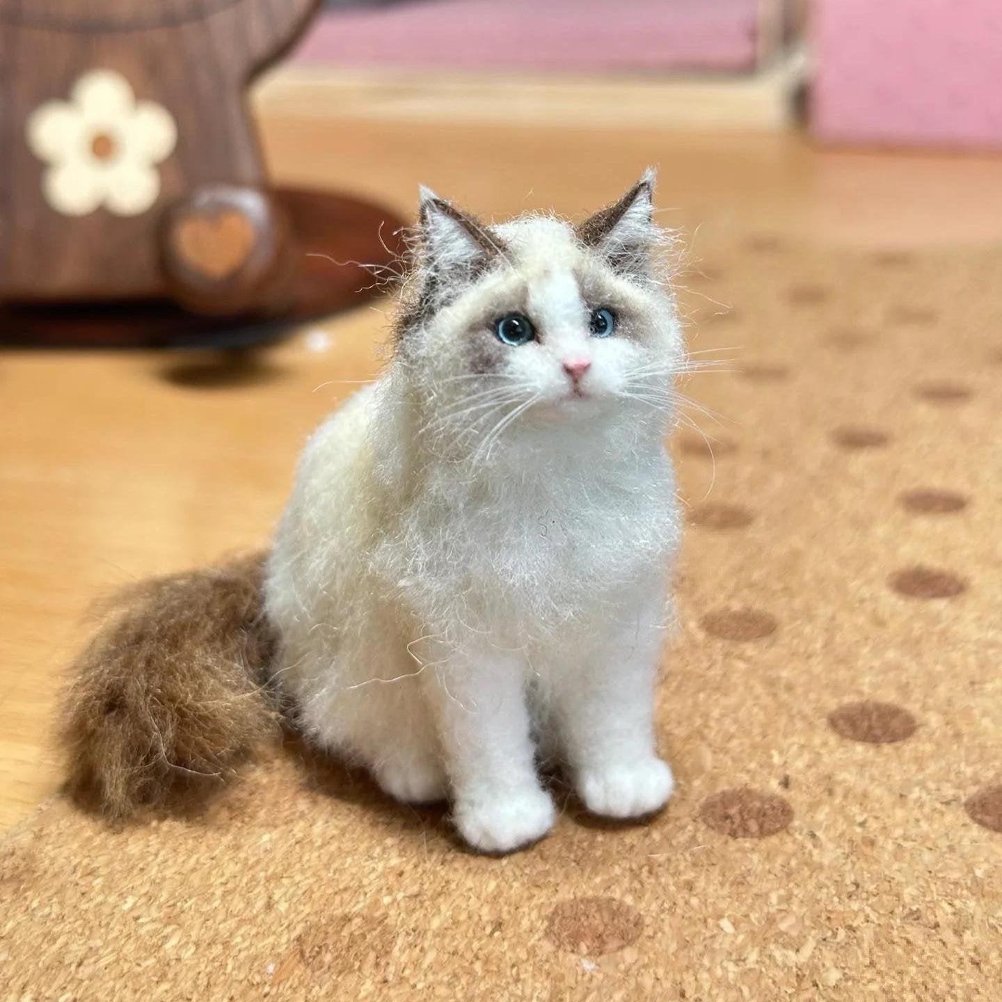 🔥VIIMEINEN PÄIVÄ 49% ALENNUS -🐱💖Minihuovutettu villakissa