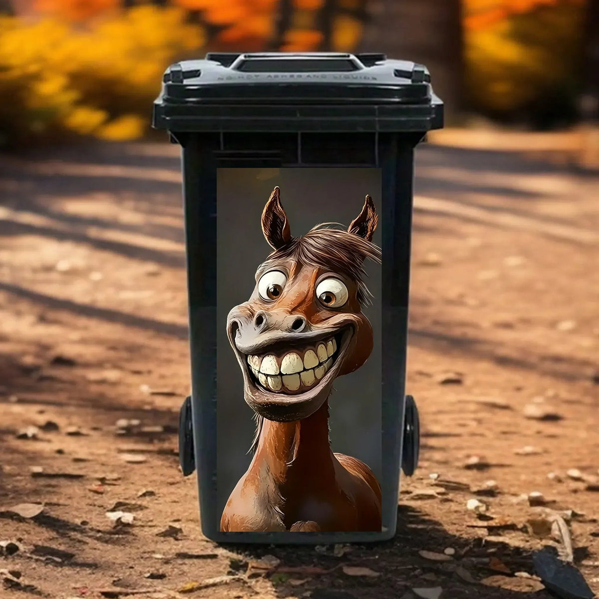 🦒🐯Luova roskakoritarra värikkäällä sarjakuvalla✨
