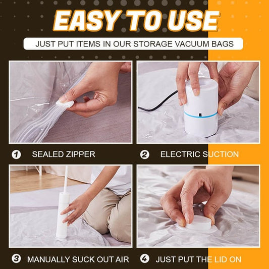 ⏳Last day for 50% off⏳Durable electric vacuum compression bag