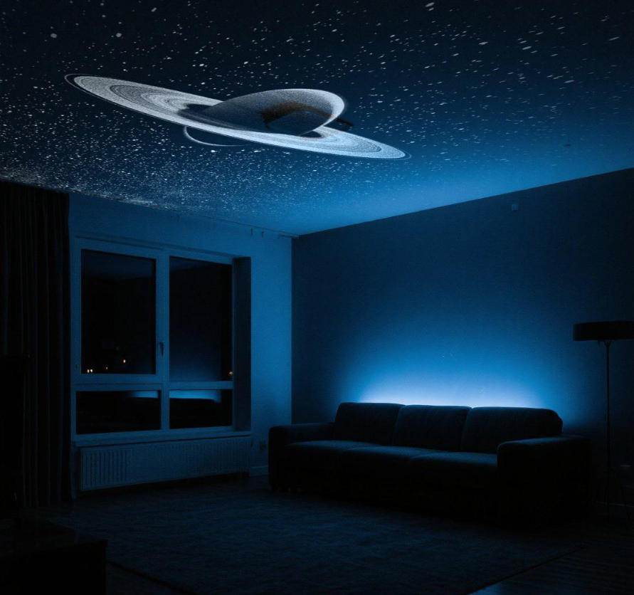 USB Galaxy -projektori – Romanttinen tunnelmavalo auton sisätiloihin, makuuhuoneeseen ja juhliin