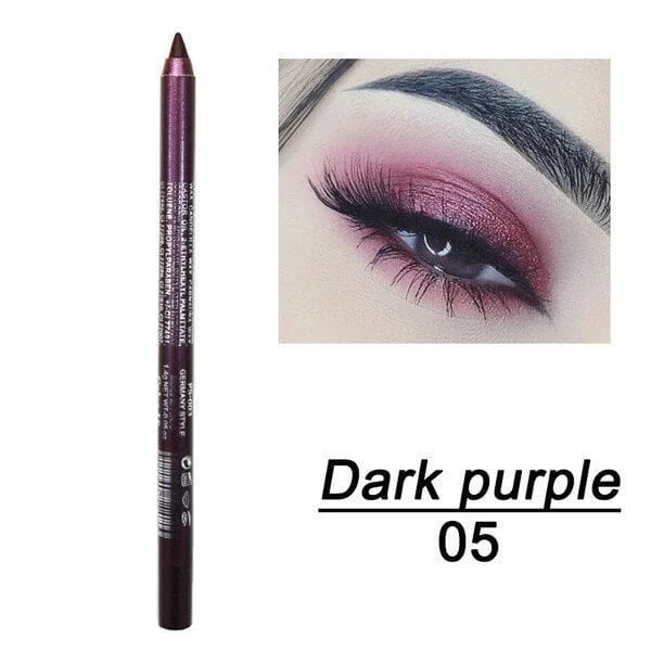 Pitkäkestoinen vedenpitävä eyeliner-kynä, muodikas silmämeikki