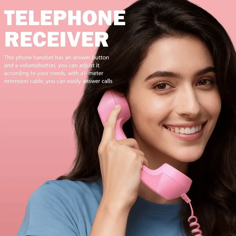 ☎️ Retro-puhelinluuri USB-C-liitännällä 📞