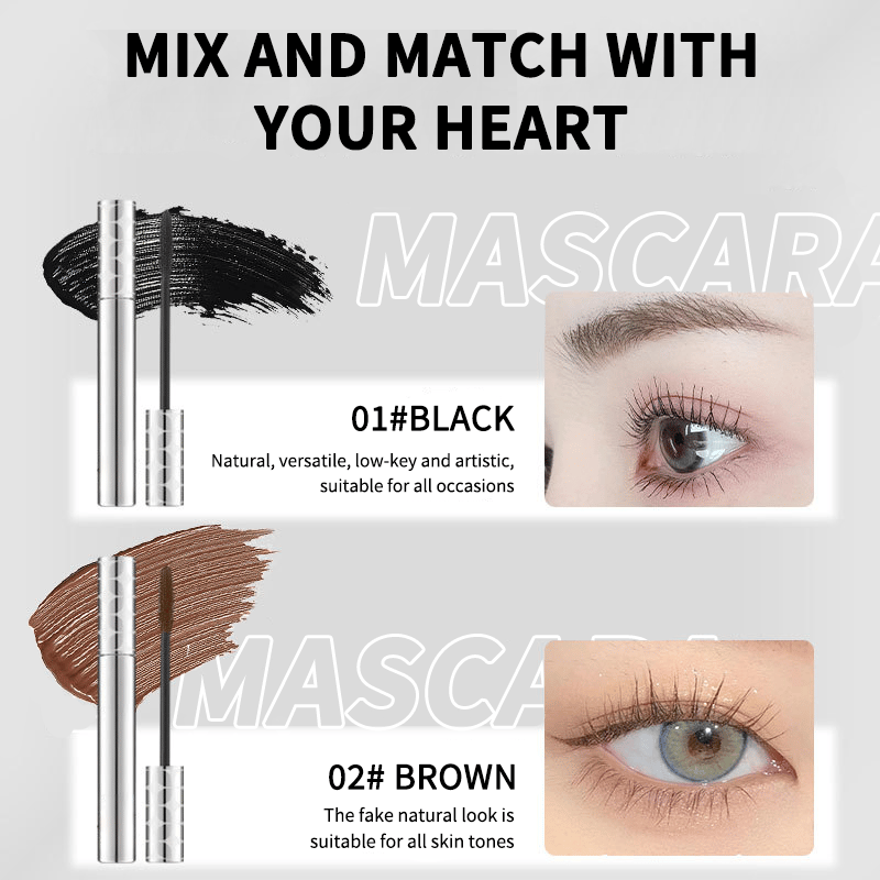 🎁Viimeinen päivä: Osta 1, saat 1 ilmaiseksi💖Tuubing Mascara mustana ja ruskeana – ripsivärisetti