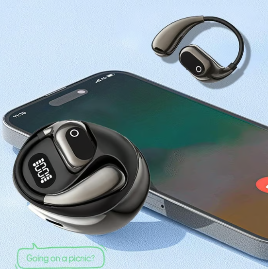 MS190-käännösnappikuulokkeet, tukevat reaaliaikaista käännöstä 156 kielellä sovelluksen avulla, Bluetooth 5.3 -kuulokkeet