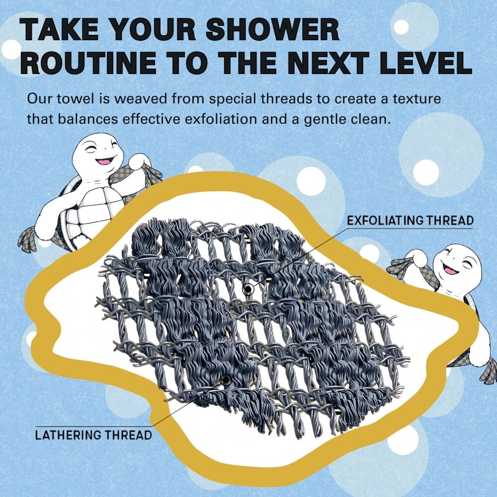 🎁Viimeinen päivä: Osta 1, saat 2 ilmaiseksi🔥🧼Kuoriva antibakteerinen suihkupyyhe🚿