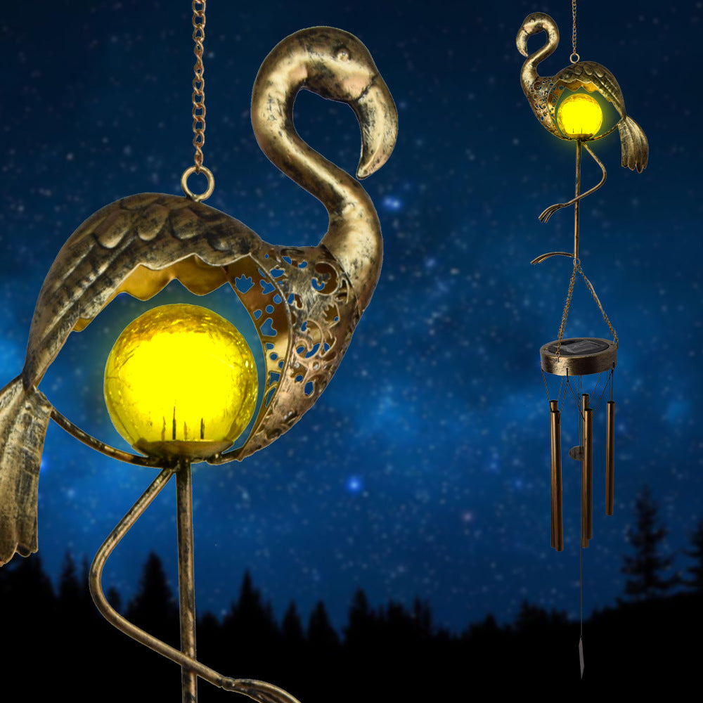 Aurinkokäyttöinen Auringon- ja Kuunmuotoinen Metalliriipus / LED-kuvio Ulkokoriste