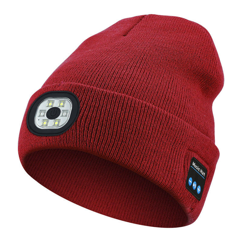 LED-valaistu Bluetooth-pipo / Hands-free Valopipo Musiikille ja Puheluille