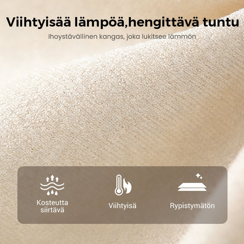 📢📢 50% alennus! Naisten U-kaulan lämpöpaita sisäänrakennetulla rintaliivillä – Lämmin, tukevan mukava ja rintaliivittömän rento ❄️❤️