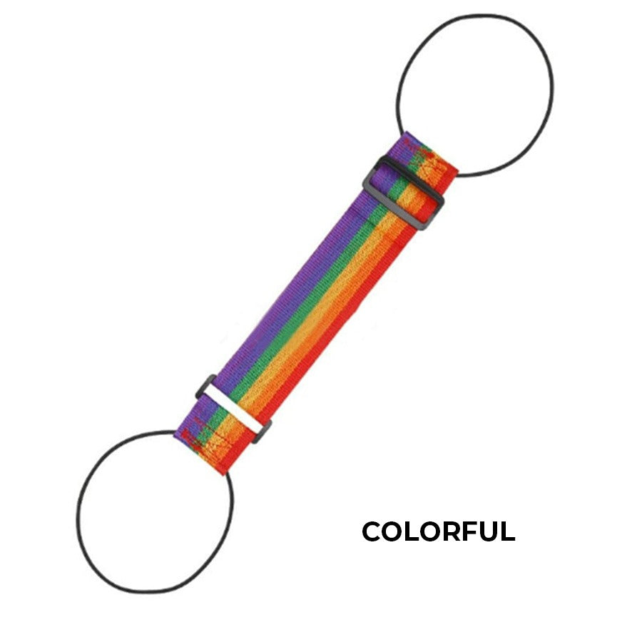 🔥Viimeinen päivä – 50 % alennus🔥 Säädettävä matkalaukun hihna, jossa joustava kiristysnyöri matkalaukun kahvaan