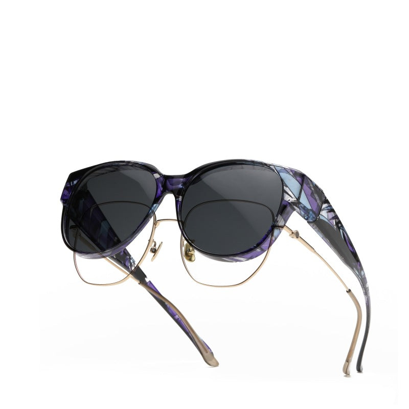 🕶 Uudet XL-kokoiset kissansilmäaurinkolasit polarisoiduilla linsseillä ja UV400-suojalla.