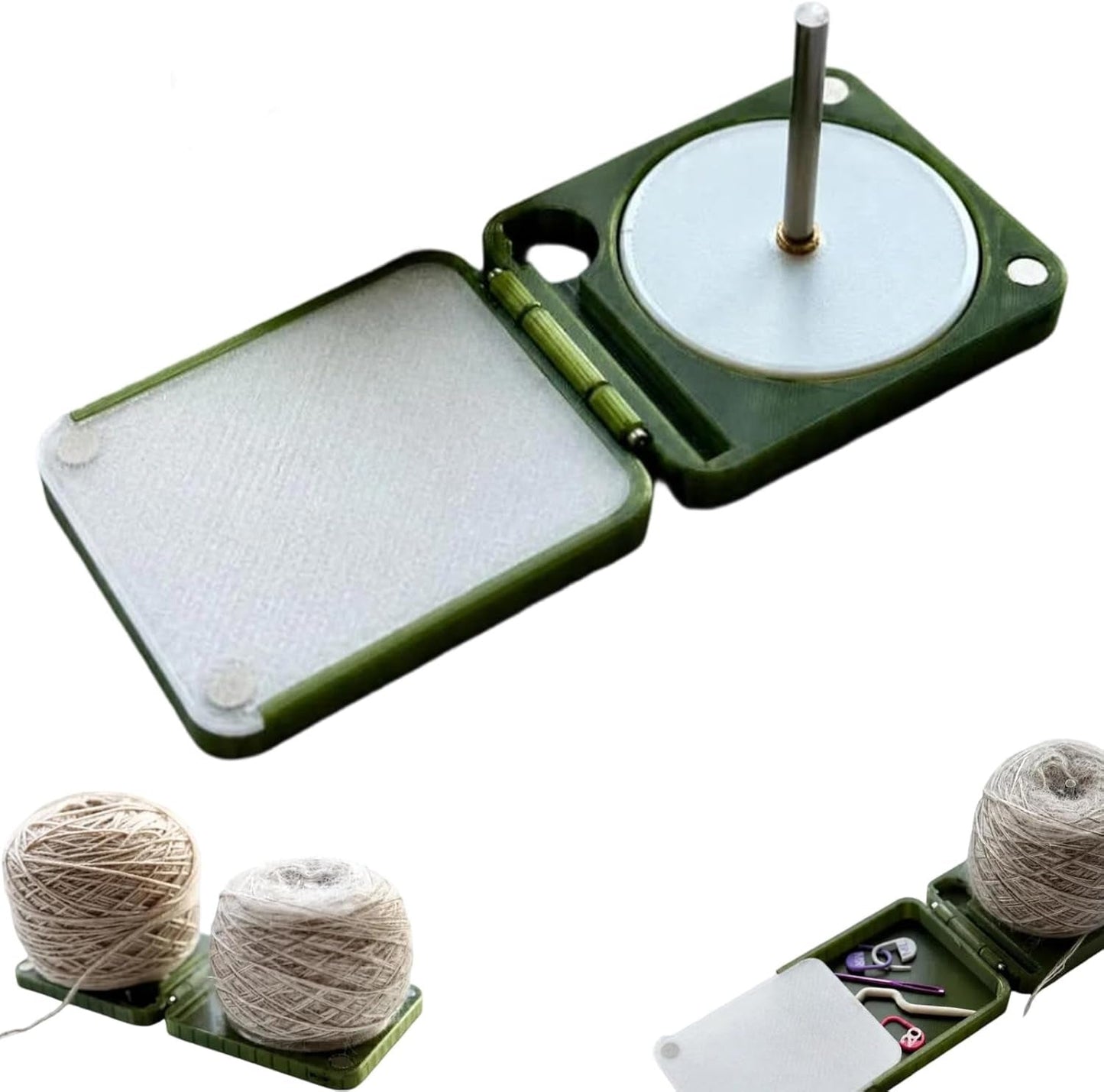 🧶Kannettava lankapidike virkkaamiseen ja neulomiseen