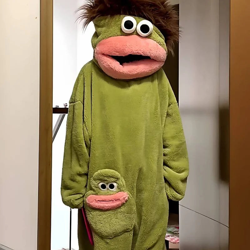 Hauska Big Mouth Monster -Yöpuku / Pariskunnan Korallihuopayöpuku