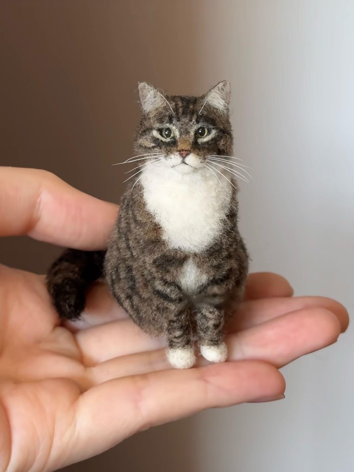 🔥VIIMEINEN PÄIVÄ 49% ALENNUS -🐱💖Minihuovutettu villakissa