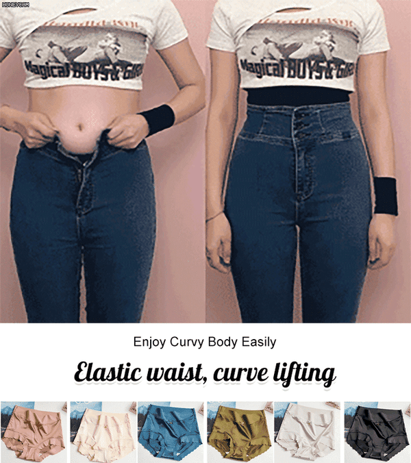 ( 🎁 2025 uudenvuoden kuuma myynti 70% pois🎁) Pay1 Get 2 (3pack) Premium Satin Antibakteerinen Ice Silk Kosteutta imevät pikkuhousut