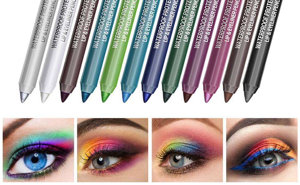 Pitkäkestoinen vedenpitävä eyeliner-kynä, muodikas silmämeikki