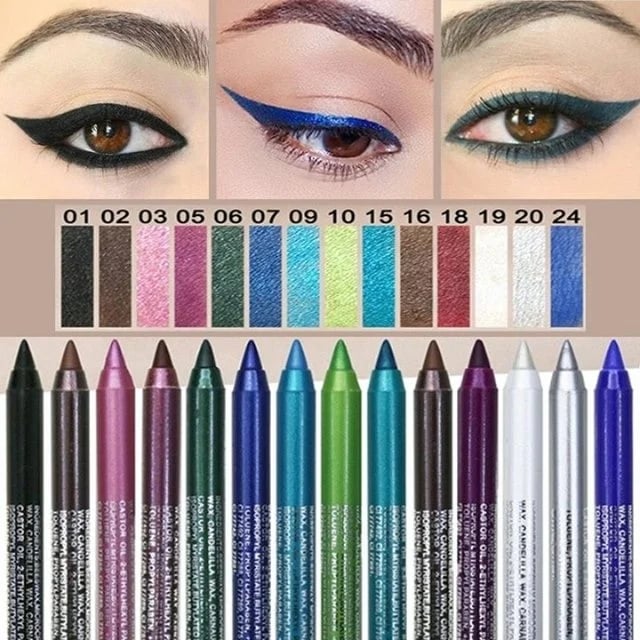 Pitkäkestoinen vedenpitävä eyeliner-kynä, muodikas silmämeikki