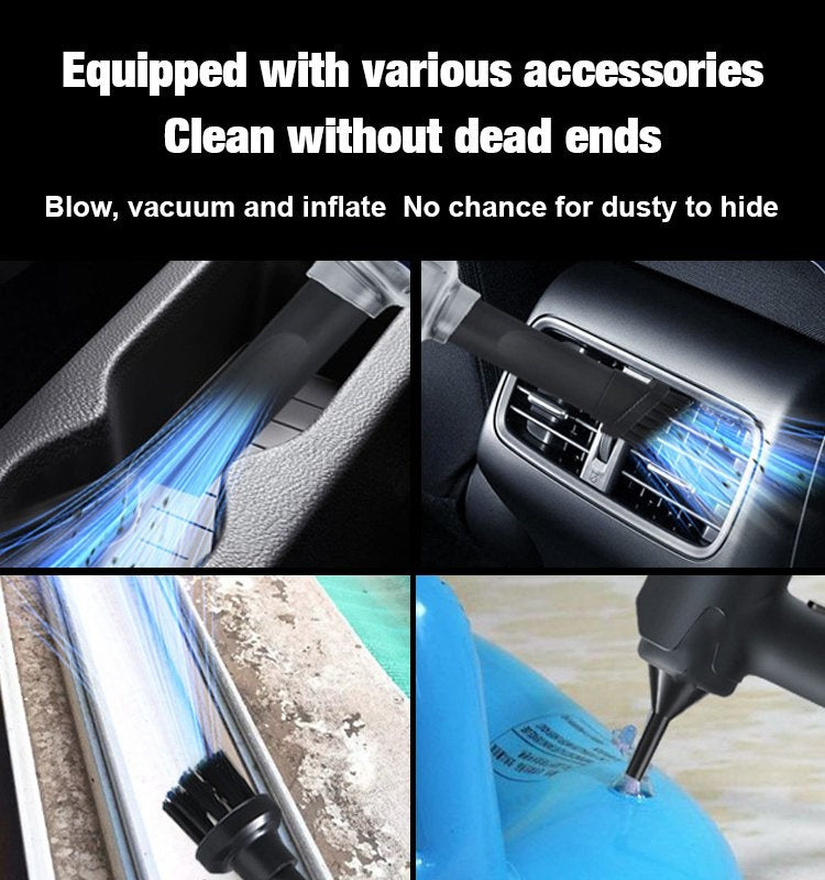 💥Hot Sale 💥 Puhallus, imurointi ja puhallus all-in-one johdoton pölynimuri kotiin ja autoon.