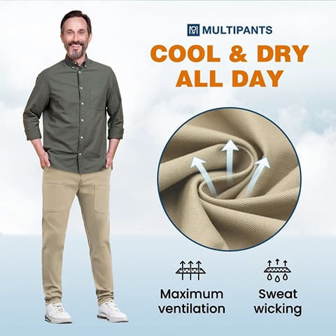 🔥Viimeisen päivän tarjous 45 %🥰MultiPants – Erittäin joustavat, monitaskuiset, kestävät reisitaskuhousut