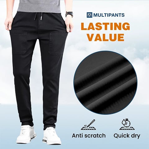 🔥Viimeisen päivän tarjous 45 %🥰MultiPants – Erittäin joustavat, monitaskuiset, kestävät reisitaskuhousut